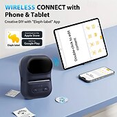 Недорогие Сканеры и принтеры-Машина для изготовления этикеток p5 с лентой, небольшой термопринтер для наклеек, портативный Bluetooth