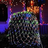 olcso Hálózatra csatlakoztatható elektronika-Háló Fények Csatlakoztatható Vízálló Fényfüzér Átlátszó Drót 8 Móddal Alacsony Feszültségű Biztonságos Dugó Benti/Kültéri Udvar Fűszeres Buli Esküvő Fesztivál Fa Díszítő Fény Kiegészítők