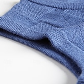 halpa miesten villapaita liivi-Miesten Neulepusero Mekko villapaita Liivi Neulottu villapaita Joustin Neuloa Tavalliset topit Kudottu Tavallinen V kaula-aukko Muoti Katutyyli Loma liiketoiminta Vaatetus Hihaton Syksy Talvi Sininen