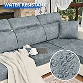 お買い得  ソファカバー-防水マットPUフェイクレザーソファシートカバー、伸縮性フルカバースリップカバー、耐久性のある伸縮性のあるソファプロテクター、リビングルーム家具シートプロテクター