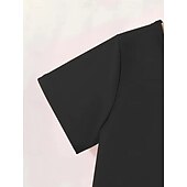 ieftine Animale 3D pentru băieți-Bumbac Copii Băieți Negru Grafic Pisica Tricou Bluză Stil Nautic Manșon scurt În aer liber Zilnice Modă Șic Stradă Designer Imprimare Vară