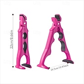 billige Kjøkkenutstyr og -redskap-3-i-1 skåldingsbestandig grytekang med sklisikker design integrert boksåpner og gripeverktøy kjøkkenverktøy for å løfte opp tallerkener og boller multifunksjonsbrett og dampklype håndterer enkelt