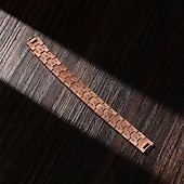 billiga Hemutrustning-herrmagnetiskt armband - tre rader stark magnet - justerbart magnetiskt pärlarmband, elegant smycke i legering som present till pappa, mamma, jul, födelsedag, flera färger, herrmagnetiskt armband