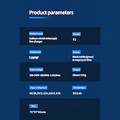 זול מטענים אלחוטיים-מטען אולטרה מהיר של גן 120 וואט PD3.0 סוג C תאורה כפולה יציאת O כבל נשלף טלפון נייד מחשב נייד טעינה מהירה