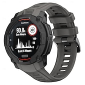 preiswerte Garmin-Uhrenarmbänder-Uhrenarmband für Garmin Instinkt 3 Silikon Ersatz Gurt Verstellbar Sportarmband Moderne Schnalle Blumen bedruckt Armband