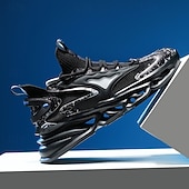 economico Scarpe da Corsa per Uomini-scarpe da corsa rosse da uomo a tema natalizio: leggere, traspiranti e alla moda, perfette per il fitness durante le vacanze e le attività all'aperto