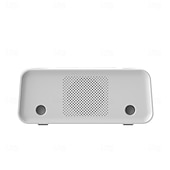 cheap Speakers-K3  Portable Wireless Speaker and Alarm Clock Bass 40-Hour Battery Life Dual-Mode Phone Stand/Bracket TF Card Player -C Dual Speakers Low Power Mode Compatible with Mobile Devices - Black/Whi