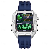 cheap Digital Watches-SANDA 6278 Brand Fashion Men's Electronic Watch Multifunction Alarm Clock Luminous Calendar Sports Digital Watches