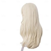 abordables Pelucas de personajes de películas-Pelucas de cosplay Rubio Recto Pelo sintético Muy largo / Media pelucas Mujer pelucas Para la fiesta