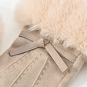 Недорогие Перчатки-Жен. 1 пара С пальцами / Зимние Активный / Уличный стиль Перчатки - Полотняное плетение