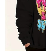 abordables Humor Divertido 3D del Niño-Chico 3D Graphic Jerga divertida 67 Sudadera Pullover Manga Larga Impresión 3D Primavera Otoño Deportes Moda Ropa de calle Niños 4-12 años Con Capucha Exterior Casual Diario Ajuste regular