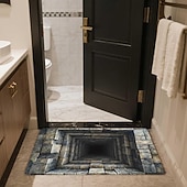 Χαμηλού Κόστους Τελαμότες-3D Οπτική Ψευδαίσθηση Χαλούμι Κίνδυνος Σαλάτας Μη Ολισθηρή Σχέδιο Τρύπας Στροβιλισμού για Είσοδο Αίθουσα Μπάνιο Σκαλοπάτια Εσωτερικού Εξωτερικού Διότιμον Γη Γρήγορη Στεγνή Απορροφητική 20 x 31 ίντσες