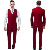  Retro Vintage Roaring 20s 1920s Flapper Dress Suits & Blazers Couples Costumes The Great Gatsby Gentleman Solid Color Fancy Dress Men's Women's Halloween Carnival Masquerade Party / Cocktail Fancy