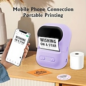 Недорогие Сканеры и принтеры-Машина для изготовления этикеток p5 с лентой, небольшой термопринтер для наклеек, портативный Bluetooth