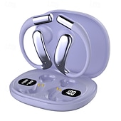 cheap Open-Fit Earphones-Intelligent AI Translation Earbuds Private-Mould OWS Semi-In-Ear Sports Earhook Bluetooth Earphones Extra-Long Battery Life Valentine's Day Gift