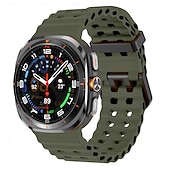 voordelige Samsung horlogebanden-Horlogeband voor Samsung Galaxy Kijk Ultra Siliconen Vervanging Band Verstelbaar Sportband Moderne gesp Oceaan band Polsbandje