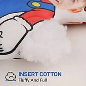 Недорогие Персонализированные текстили-Персонализированная рождественская подушка с фотографией лица, креативная самодельная гуманоидная подушка, забавный подарок на день рождения для друзей, уникальная подушка с фотографией,