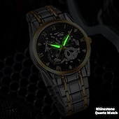 levne Quartz hodinky-Pokročilé pánské náramkové hodinky módní pánské quartz hodinky módní kalendář luminiscenční ciferník nejlepší volba dárku pro muže