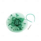 billiga Fascinatorer-Huvudbonad Tyll Fjädrar Fedorahatt cocktail Bröllop Tebjudning Hästrace Elegant Vintage Med Fjäder Hårbonad Huvudbonader