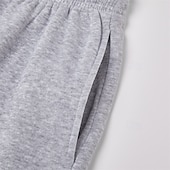 Χαμηλού Κόστους Αθλητικά παντελόνια-Ανδρικά Αθλητικές Φόρμες Παντελόνι Fleece Τζόγκκερ Παντελόνια Casual παντελόνι Κορδόνι Τσέπη Ελαστική μέση Σκέτο Άνεση Πλήρες μήκος ΕΞΩΤΕΡΙΚΟΥ ΧΩΡΟΥ Καθημερινά Απλός Κλασσικό στυλ 1 2 Μικροελαστικό