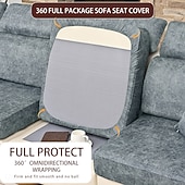 お買い得  ソファカバー-防水マットPUフェイクレザーソファシートカバー、伸縮性フルカバースリップカバー、耐久性のある伸縮性のあるソファプロテクター、リビングルーム家具シートプロテクター