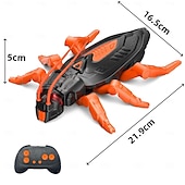 cheap Gifts-Wall Crawler Gecko with Official Wall Climber Technology Rechargeable Remote Control Robot Kids Toys Prank Toys for Boys &amp; Girls Ages 4 &amp; Up