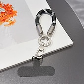 abordables Correas para el teléfono y muñequeras-Nueva correa para teléfono con clip, pulsera y clip, resistente y duradera. &amp;Cordón para cámara unisex antipérdida, correa de muñeca corta para teléfono, nuevo cordón giratorio de una pieza con cierre