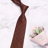 abordables Cravates &amp; noeuds papillons-Homme Cravates Mode Classique Moderne Contemporain Géométrique À Motifs Fête de mariage Tenue quotidienne