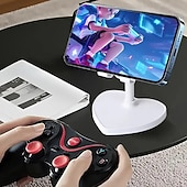 זול מחזיק טלפון-מעמד טלפון שולחני בצורת לב עם עיצוב מתקפל מתכוונן המתאים למגוון סמארטפונים וטאבלטים המתאים למכשירים ניידים מרובים.