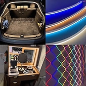 Недорогие LED аксессуары-Система силиконовых светодиодных каналов 16,4 фута/5 м 32,8 фута/10 м белая 14 мм 16 мм водонепроницаемая гибкая неоновая лента для светодиодных лент 10 мм 12 мм (светодиодные ленты не входят в