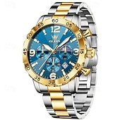 cheap Quartz Watches-The New Olevs Men&#039;S Business Watch Features A Luminous Moon Phase Calendar Small Three-Hand Multi-Functional Digital Large Dial Quartz Watch Which Is A Fashionable Casual Waterproof And Sporty Me