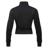 abordables Conjuntos de Ropa de Mujer-Mujer Chaqueta de Ciclismo Jersey de descenso Manga Larga MTB Bicicleta Montaña Ciclismo Carretera Invierno Otoño Negro / naranja Naranja blanco Color sólido Bicicleta Mantiene abrigado Cremallera