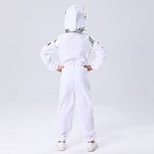 cheap Profession &amp; Uniform Costumes-Fancy Costume Jumpsuit Uniform Astronaut Cosplay Costume Kid's Boys' Halloween Carnival Party Performance Dress Up