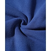 お買い得  メンズベーシックパーカー-男性用 パーカー クォータージッパーパーカー フリースパーカー ブルー ブラック パープル ライトグレー ダックグレー フード付き 平織り ジッパー ポケット スポーツ 日常 祝日 ポリエステル ストリートファッション ベーシック カジュアル 秋 冬 衣類 パーカー トレーナー