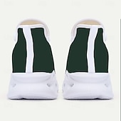 preiswerte Herren Weihnachtschuhe-Festliche Herren-Weihnachtssneaker mit grün-weißem Design – witzige Slipper für Weihnachtsfeiern und Events