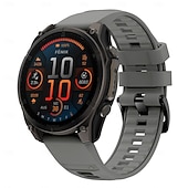 abordables Correas de reloj Garmin-Correa de silicona Quickfit de 22 mm y 26 mm para relojes inteligentes Garmin Fenix 7X, 7 Solar, 6X, 6 Pro, 5, 5X Plus, 3, 3H y Epix.