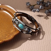 billige Armbånd og armringer-Dame Vevet Armband Tau Veving Bohemsk Turkis Armbånd Smykker Brun Til Daglig Ferie