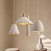 ieftine Designul tamburului și conului-16 cm Design Lanternă Lumini pandantiv Piatră Stil Artistic Stil Vintage Stil Clasic Artistic Inspirat de natură 110-120V 220-240V