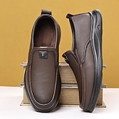 voordelige Slip-On Casual Schoenen-Bruine instapschoenen voor heren, comfortabel en duurzaam, instapmodel, ideaal voor dagelijks gebruik en ontspannen uitstapjes