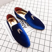 economico Mocassini-mocassini da uomo in velluto bordeaux - eleganti scarpe slip-on con tessuto lussuoso, perfette per eventi formali, matrimoni e occasioni eleganti