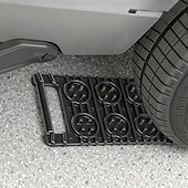 levne Dekorace a ochrana karoserie-Protiskluzová deska pro auto - záchranná podložka z bláta, protiskluzová podložka vhodná pro sníh a pneumatiky, trakci vozidla uvězněného v terénu, kompaktní design, stabilní úchop, protiskluzová