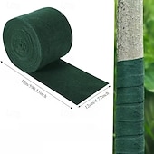 baratos aquecimento e resfriamento-1/3 rolo de fita adesiva para proteção de árvores no inverno - isolamento resistente e protetor contra umidade, com barreira contra insetos, geada e vento - fácil de aplicar em árvores frutíferas,