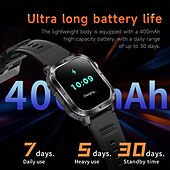 ieftine Selecții de valoare-Ceas inteligent A1 1 inch smartwatch pentru fitness ceas de alergare Bluetooth compatibil cu Android iOS bărbați rezistent la apă apeluri hands-free tracker de pași IP 67 carcasa de 40mm Cadou de