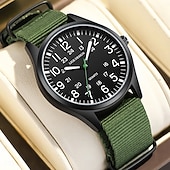 preiswerte Quarz-Uhren-LIGE Geschenk für Frauen Männer Quarz Uhr Lässige Wasserdichte Textilarmbanduhr