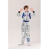 economico Costumi Professionali e Uniformi-Settimana del libro 2026 Costume di Carnevale 2026 Costumi di carriera Tutine Astronauta Bambini Ragazzi Ragazze Carnevale Festa / Sera Vestirsi
