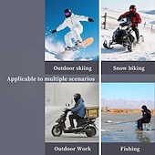 preiswerte Heizen und Kühlen-Wintermütze für draußen, warm, mit integriertem Nackenband, Fahrradmaske, Sport-Ski-Kopfbedeckung, winddicht, einteilig, zum Überziehen