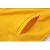 economico Giubbotti Casual-Per uomo Giacca Leggera Giacca Casual Vacanza Quotidiano Traspirante Tasca Primavera Autunno Semplice Moda Classico Collo alla coreana Regolare Nero Giallo Rosso Blu marino Blu reale Giacca