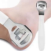 olcso Személyes ápolás és egészség-láb bőrkeményedés borotva sarok kemény bőr eltávolító kéz láb pedikűr borotva eszköz borotvák rozsdamentes acél nyél 10 pengés lábápolási eszközök