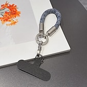 abordables Correas para el teléfono y muñequeras-Nueva correa para teléfono con clip, pulsera y clip, resistente y duradera. &amp;Cordón para cámara unisex antipérdida, correa de muñeca corta para teléfono, nuevo cordón giratorio de una pieza con cierre