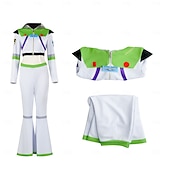 abordables Costumbres de Profesión y Uniforme-Disfraz de lujo Astronauta Chica galáctica traje de cosplay Adulto Mujer Víspera de Todos los Santos Carnaval Fiesta Rendimiento Disfrazarse